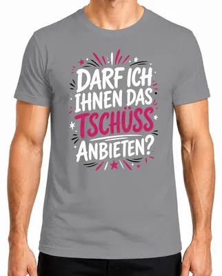 Obrázek produktu pro Tričko s nápisem "Sarkastické tričko s nápisem 'Nashledanou'", pánské, šedé, velikost XL