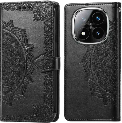 Produktbild von imoshion Mandala Klapphülle Xiaomi Redmi Note 14 Pro (4G) - Schwarz