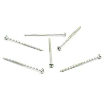 Produktbild von Holzschraube PH PZ 4,5 x 80/50 ZB - PZ2 - Packung mit 200 Stück