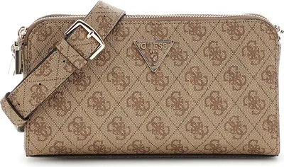 Zdjęcie produktu dla GUESS Kopertówka na ramię Eco Erica Latte Logo : brązowy Asortyment kolorów: brązowy