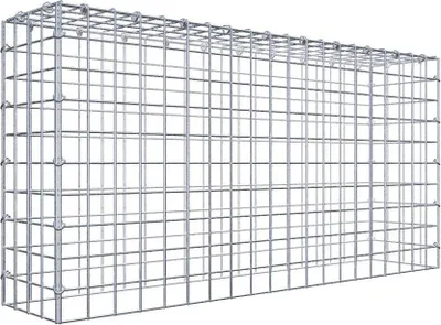 Produktbild von Anbaugabione Typ 3 100 cm x 50 cm x 20 cm (L x H x T), Maschenweite 5 cm x 5 cm, C-Ring
