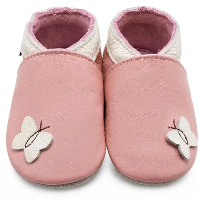 Produktbild von Mejale Krabbelschuhe Baby Echtleder, Lauflernschuhe mit Weicher Veloursledersohl