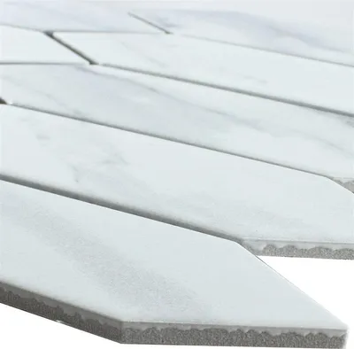 Produktbild von Keramik Mosaikfliesen Prospect Picket Carrara