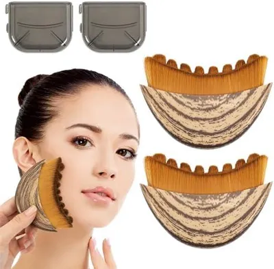 Produktbild von Lymphatische Gesichtsbš¹rste, 4 Stš¹ck Gesichtsbš¹rste Face Brush, Gesichtsbš¹rst fš¹r Gesichtsmassage, Gesichts-Lymphdrainage & Natš¹rliches Lifting