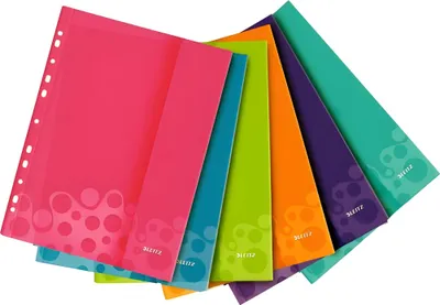 Obrázok produktu pre Leitz WOW, A4, Rôzne farby, Polypropylén (PP), 0,2 mm, 235 mm, 4 mm