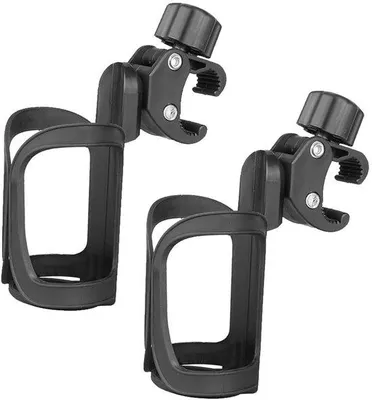Imagen del producto de Soporte para vasos de cochecito, giratorio 360 grados - Juego de 2 piezas