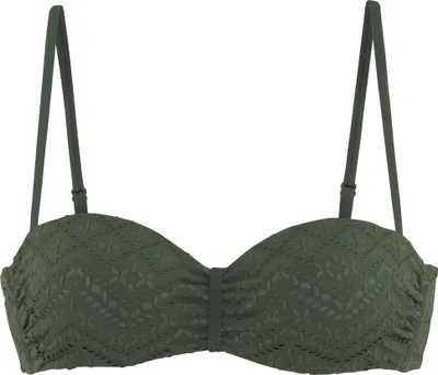 Produktbild von LASCANA Bügel-Bandeau-Bikini-Top Omara oliv Größe 38 Cup E