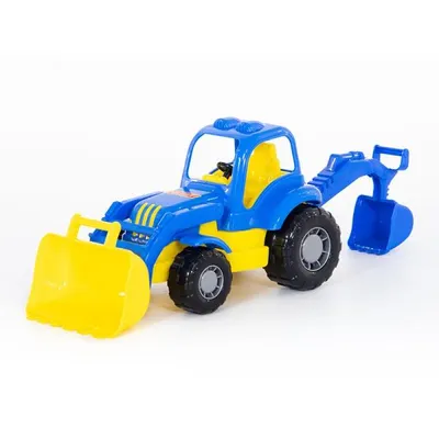 Produktbild von WADER Traktor Bagger „Esel“ Blau