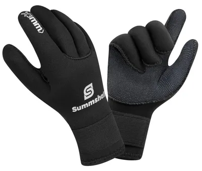 Produktbild von Neoprenhandschuhe 3mm Thermisch Anti-Rutsch Wärmend für Damen Herren M Schwarz