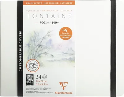 Zdjęcie produktu dla Clairefontaine 975442C, Papier artystyczny, 300 g/m², 24 ark.