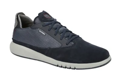 Produktbild von Geox AERANTIS Herrenschuhe - Sneakers - Halbschuhe blau Freizeit NEU