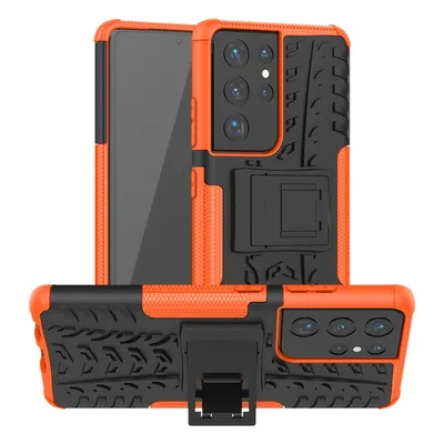 Immagine prodotto di Custodia per Samsung Galaxy S21 Ultra, cover protettiva in silicone arancione