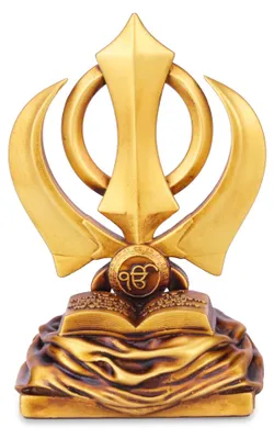 Obrázek produktu pro Elzusha - Khanda Sahib, socha v antikvním stylu, barevná