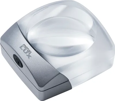 Produktbild von Eschenbach Standlupe menasLUX 3.0, Ø63mm, 3x Vergrößerung, LED-Beleuchtung