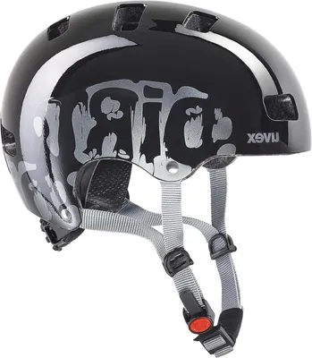 Produktbild von Kinderfahrradhelm – Robuster Helm – Für sicheres Radfahren – Individuell verstellbar – 51-55 cm – Schwarz