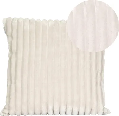 Produktbild von Geronimo | Dekokissen - Beige - 45x45 cm - Doppelseitig - Maschinenwaschbar - Abnehmbarer Bezug - Antiallergisch - SOFTLY