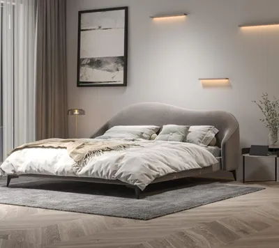 Produktbild von Italienische Schlafzimmer Möbel  Polster Doppel Bett Luxus Design Betten Ehe Neu