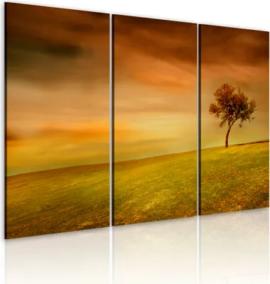 Produktbild von Wandbilder Natur 120x80 cm 3 tlg – Bilder Wohnzimmer, Moderne Leinwandbilder, Leinwanddruck, Wanddeko Schlafzimmer 030212-21