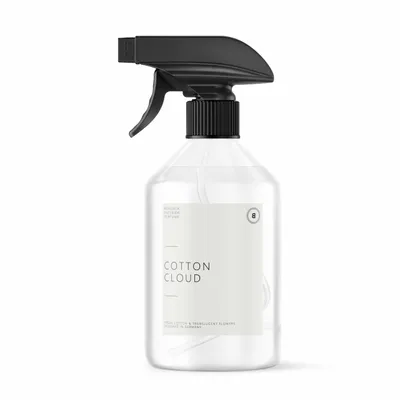 Immagine prodotto di BOHORIA Spray per ambienti "Cotone Cloud", 500 ml – Fragranza di fiori di cotone e fiori di campo, deodorante per ambienti