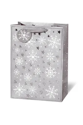 Produktbild von Weihnachten - Geschenktasche - Groß Format - 36 x 26 x 14 cm - Crystal stars