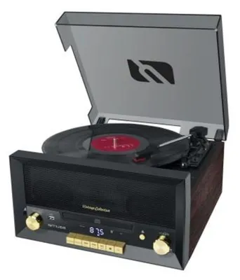 Produktbild von Plattenspieler MUSE MT-112W, Bluetooth, Radio, CD, MP3, USB, Schwarz