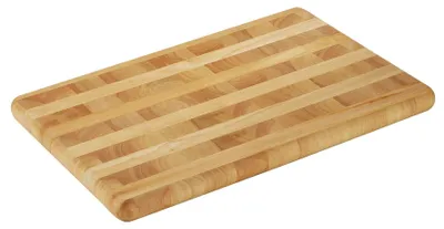 Schneidebrett aus Rubberbaumholz, 51x35x3,2 cm, braun