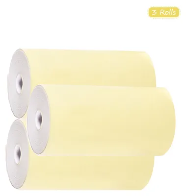 Obrázek produktu pro Barevný termální papír v roli 57*30 mm (2,17*1,18 palce) Účetní účtenka Fotopapír s průhledným potiskem pro kapesní termální tiskárnu PeriPage A6 pro mini fototiskárnu PAPERANG P1/P2, 3 role