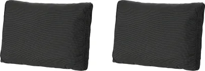 Produktbild von Madison - Lounge Rückenkissen Rib schwarz - ca. 40x60 cm - 2er-Set