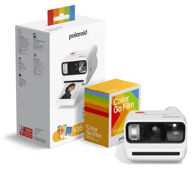 Produktbild von Polaroid - Bundle Sofortbildkamera Go Gen 3 Weiß + Go Farbfilm (16 Fotos)