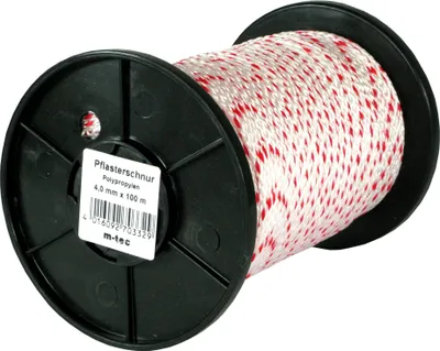 Produktbild von Pflasterschnur 100 m x Ø 4,0 mm Rot-Weiss