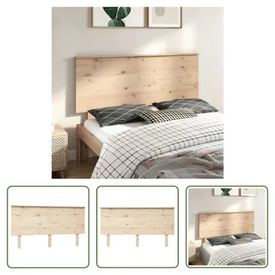 Produktbild von The Living Store Kopfteil 154x6x82,5 cm Massivholz Kiefer