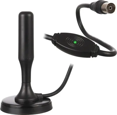 Produktbild von Xoro HAN 100, Drinnen, Schwarz, 2 m, 470 - 862 MHz, 3 dBi, 20 dB