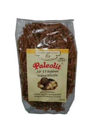 Produktbild von Paleolit Glutenfreie Makkaroni aus Goldleinsamenmehl, kurz 250 g / glutenfrei / paleo / ohne Zuckerzusatz