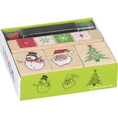 Produktbild von HEYDA 204888482, Stempel-Set für Kinder, Mehrfarbig, 5 Stück(e)