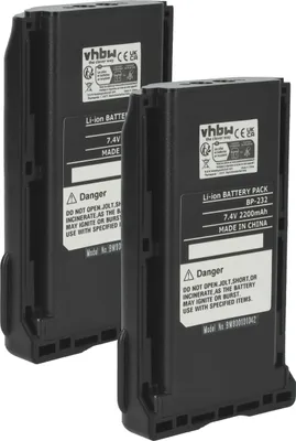 Produktbild von vhbw 2x Akku kompatibel mit Icom IC-F4163S, IC-F4162, IC-F4161T, IC-F4230D, IC-F4163T, IC-F4230DS Funkgerät, Walkie Talkie (2200 mAh, 7,4 V, Li-Ion)