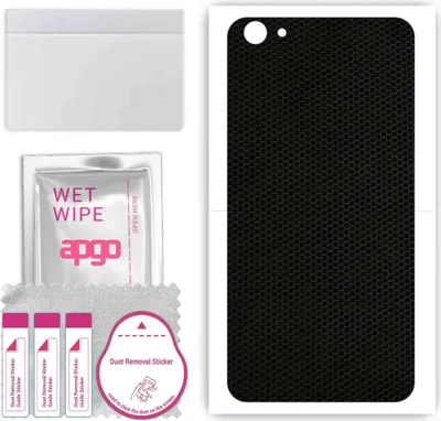 Produktbild von apgo Rückseite Schutzfolie, Skin, kompatibel mit vivo X9, Hinten Displayschutzfolie aus Vinylfolie, kratzfest, einfache Montage - Matrix