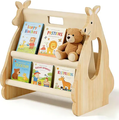 Obrázok produktu pre Detská knižnica z dreva 42 x 25 x 37 cm, do detskej izby