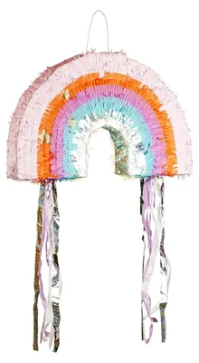 Produktbild von Regenbogen-Piñata 50x33x10cm - Füllbare Partydekoration