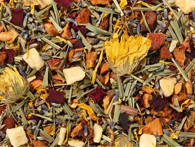 Produktbild von Früchteteemischung Marille Lavendel aromatisiert