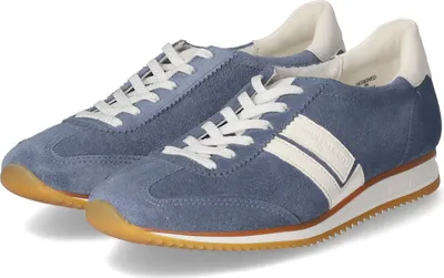 Produktbild von Paul Green Damen Low Sneaker Blau Rauleder Größe: 37,5