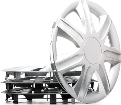 Produktbild von 4x 16" Zoll Radkappen Silber Radzierblenden Radblenden RUBIN 16 LEOPLAST