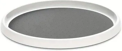 Immagine prodotto di Portaspezie girevole da 20 cm, bianco, antiscivolo, per la cucina
