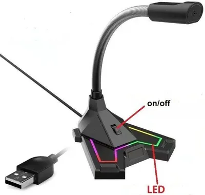 Produktbild von LS M4 USB-Tisch-Mikrofon für PC Laptop