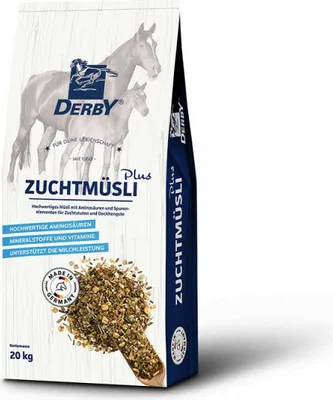 Produktbild von derby Pferdefutter Zuchtmüsli Plus - 20 Kilogramm