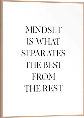 Produktbild von Wandbild - Braun - Schwarz - Weiß - 30 x 40 cm - Mindset