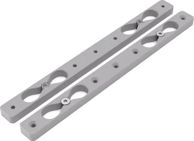 Image de PRIWAS Glissières de rainure compatibles avec Bosch GTS 18V-70 | rails de guidage compatibles avec scies sur table Bosch