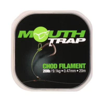 Produktbild von Korda MouthTrap - 20m Vorfachschnur, Durchmesser/Tragkraft:0.53mm / 25lb (11.3kg)