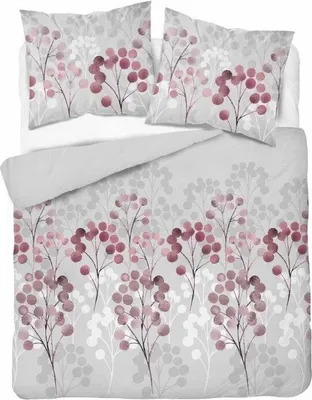 Produktbild von Bettwäsche, Satinbettwäsche, hohe Qualität 160x200 5223b Grau, Blumen