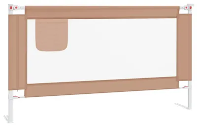 Obrázek produktu pro vidaXL Chránič postele pro batolata Taupe 150x25 cm Látka