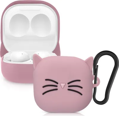 Produktbild von kwmobile Design Schutzhülle für Samsung Galaxy Buds 2 Pro / Buds 2 / Buds Live Hülle - TPU Silikon Case für Kopfhörer Ladecase - stoßfestes Cover mit